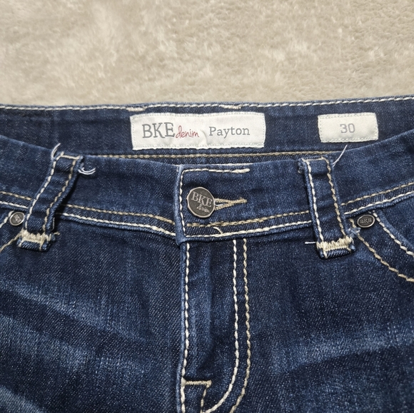 BKE Payton Women's Denim Jeans Fits Size 32x27 (Tag 30) Western Flap Pockets - Picture 4 of 8